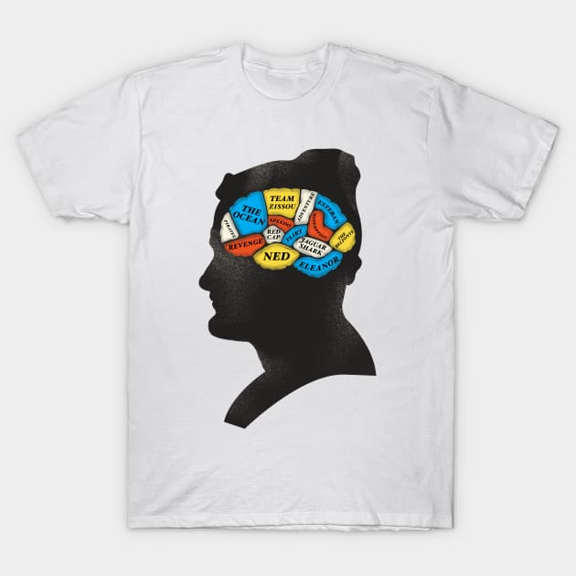 Zissou Phrenology T-Shirt by wharton